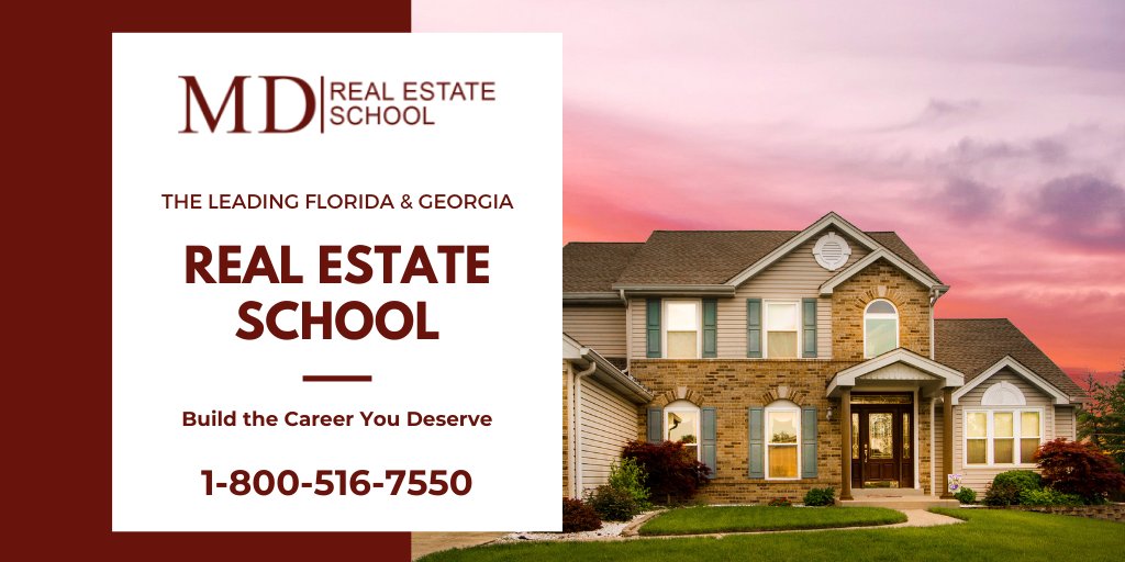 Our #school not only prepares you to pass your #RealEstate license exam, but to hit the ground running in your new #career. Join us at mdrealestateschool.com or call: 1-800-516-7550