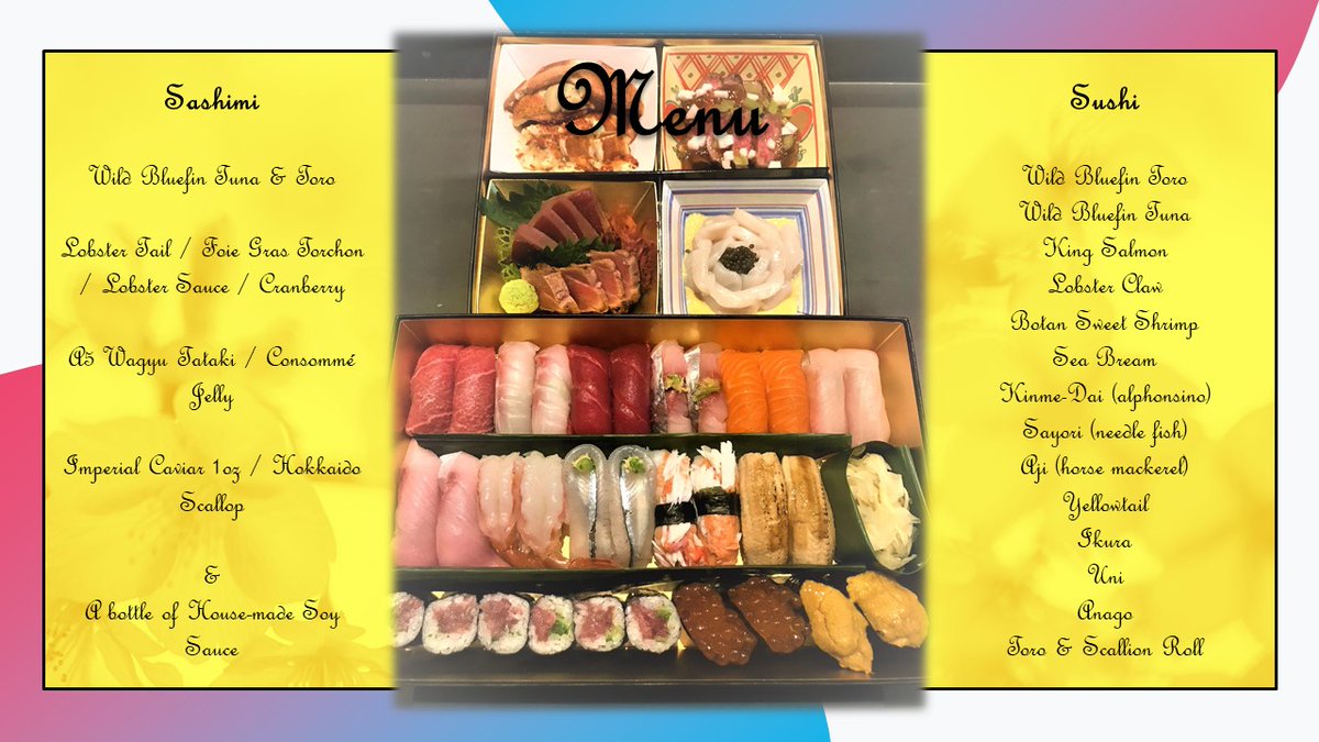 SUSHITARO_DC's tweet photo. NYE Cerebration Set $291 (Limited) https://t.co/jv3qvUGoXd