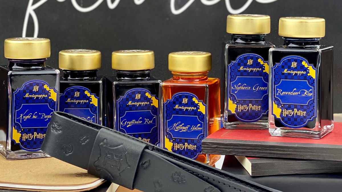 PenChalet's tweet photo. #harrypotterinks have arrived in stock! We just love you for doing this @monteverdeUSA We really, really do. Check out the #HPCollection: https://t.co/fVV7DkSVLN #hpfans #fountainpenink #hpinks #harrypotterfun #harrypotter #declareyourhouse https://t.co/s6LWrVuE5O