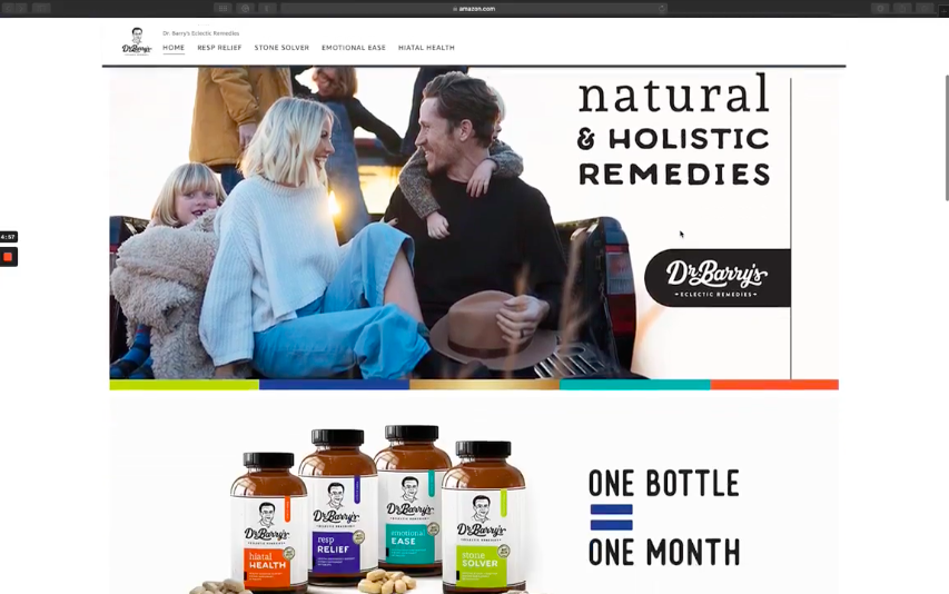 ThinkIdeaStudio's tweet image. Helping clients set up their Amazon/Shopify store is one of the many things we do here at #Think! Check out Dr. Barry's Eclectic Remedies new and improved Amazon store designed by our talented designers. Head to thinkis.com to get started with us!
