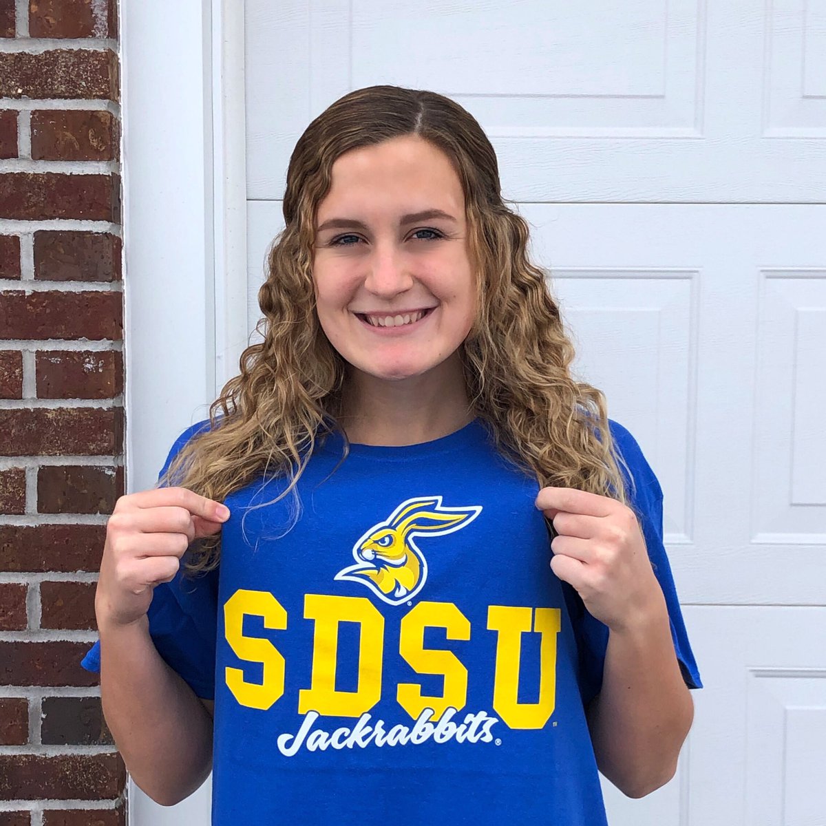22kschultz1's tweet photo. I am super excited to announce I have committed to further my academic and athletic career at South Dakota State Univeristy! I can’t wait to be a Jackrabbit!💙💛 https://t.co/RxwiLpJkxd