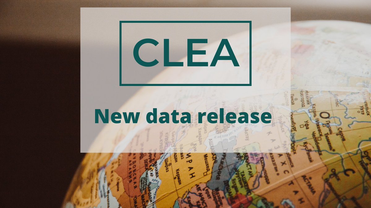 CLEA_Project's tweet photo. CLEA Release 14 is out! 1898 elections from 170 countries. New: Tunisia, Sint Maarten. Free download: https://t.co/ECafnuSS94 https://t.co/OJPB6QqVo4