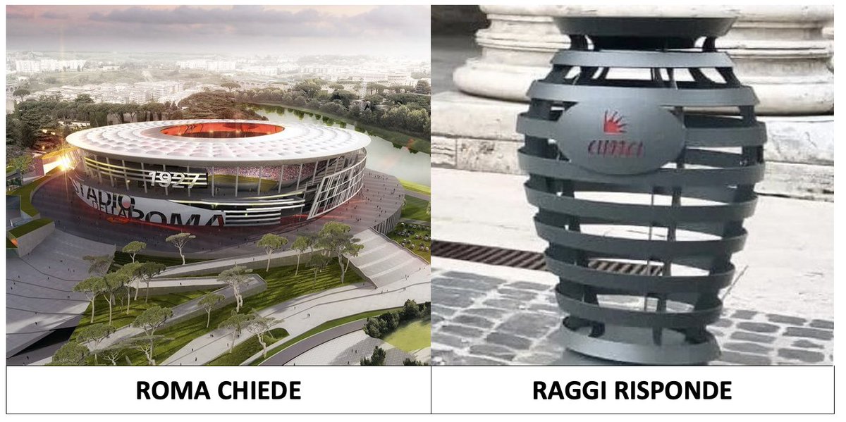 Rashbiker's tweet photo. Dal 2016 Roma chiede un progetto ambizioso e prestigioso.
Dopo quattro anni la sindaca ha risposto
#ASRoma #famostostadio #daje #roma https://t.co/BT1ucjzpbG