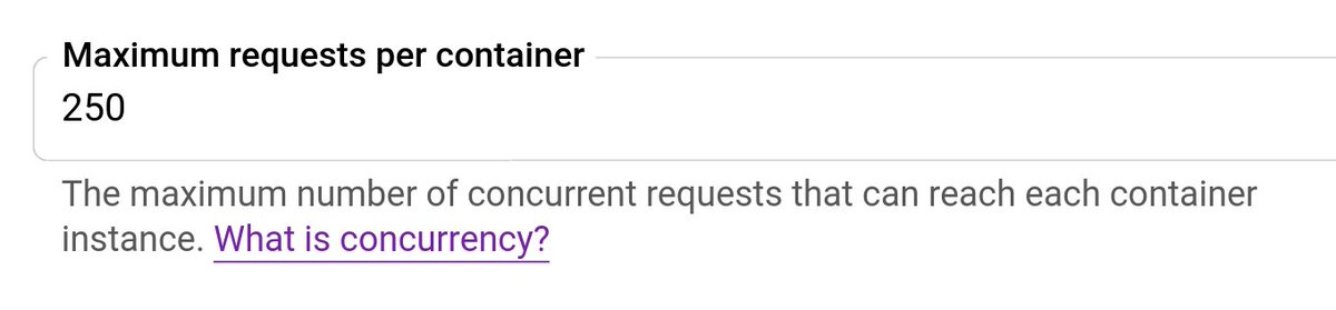 ⛗ Each Cloud Run container instance is now able to receive up to 250 concurrent requests (default is still 80).