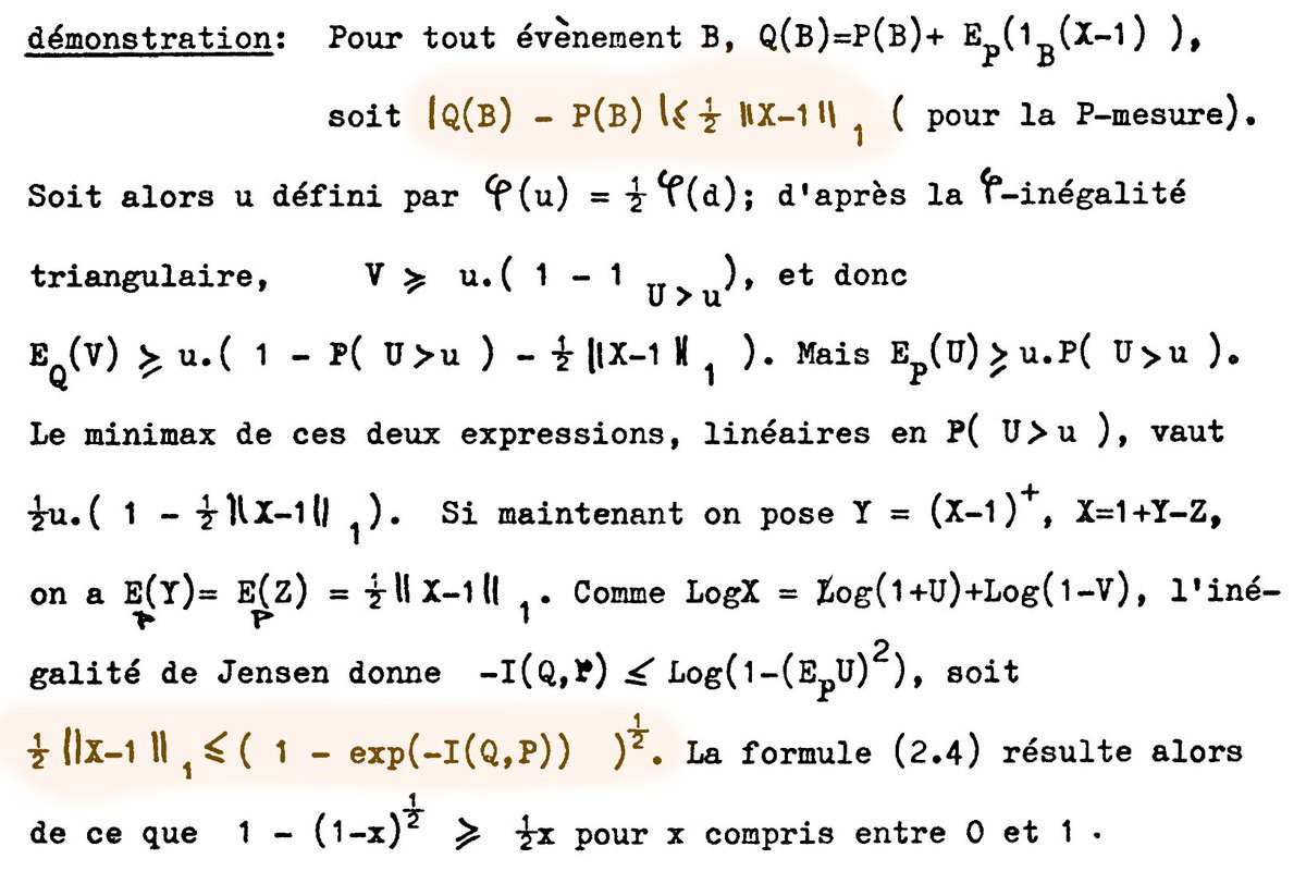 Here, for the faint of heart: fly, you fools! It's from the pre- #LaTeX times, when people were people and wrote their formulae BY HAND.  https://twitter.com/ccanonne_/status/1339293813890695169Also, in French.Anyways, all the action is in Lemma 2.1, and more specifically its proof.7/