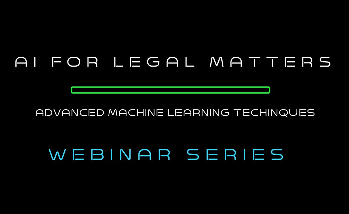 You're invited to watch our latest webinar series titled 'AI for Legal Matters' Click the link to launch: bit.ly/37pbFCs