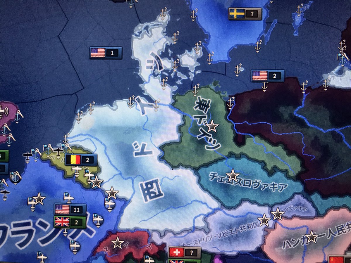 マック あの後ナチスドイツはちゃんと東ドイツと西ドイツに併合された 尚デンマーク オランダはドイツ領のまま