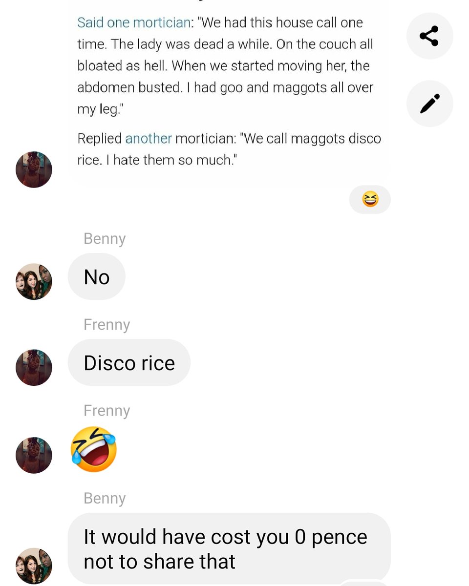 I had to learn what Disco Rice meant from friend of the podcast Fran, so you do too 🙃

#imnotokay #discorice #sounhappy