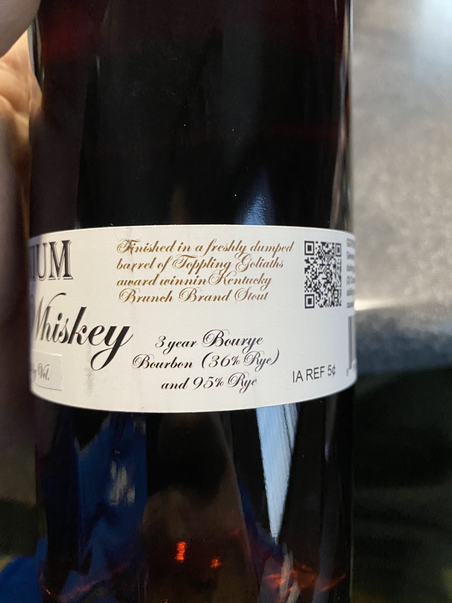 We are about to try some amazing Obtainium whiskeys from <a href="/catseyedistill/">Cat's Eye Distillery</a> with Ross and Chris @KXnOFanatics.  A blended and a light whiskey both finished in <a href="/TGBrews/">Toppling Goliath Brewing Company</a> KBBS barrels.  Stand by for greatness!