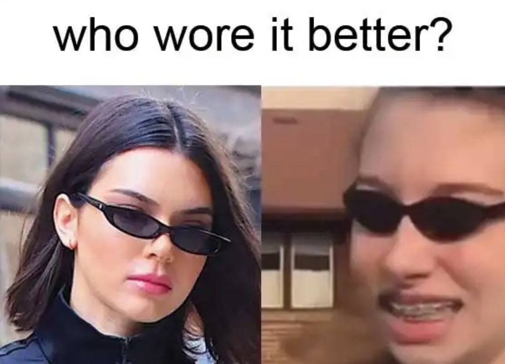 Who wore it better 🤔🤔🤔

#Valerio #ShopValerio #Sunglasses #FunnyMemes