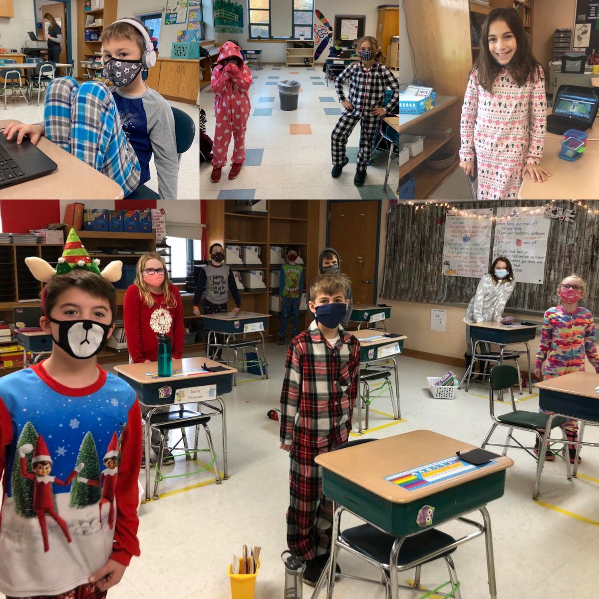 FredMillerHPS's tweet photo. Day 3 of #MillerSpirit Week: PAJAMA DAY! 🐻 https://t.co/iVfRi5S1u2
