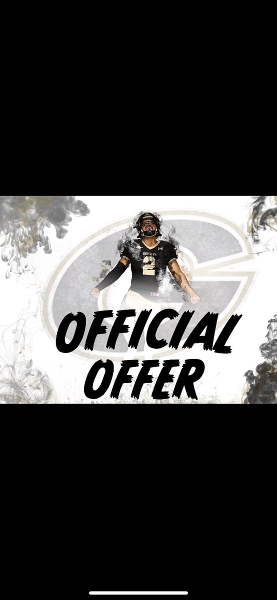 thaaakid_dj's tweet photo. AGTG after a talk with coach @CoachNapoleon I’m excited to say I’ve received an offer from @Geneva_Football thank you to the coaching staff for giving me this opportunity #TBTB 🟡⚫️⚡️ @bornbred09 @CoachSquatty @MsTerryElias @Yatestraining10 @WeAreTCoast https://t.co/co14FXVV8v