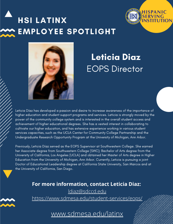 Meet Leticia Diaz! This week's HSI Latin X Employee Spotlight!