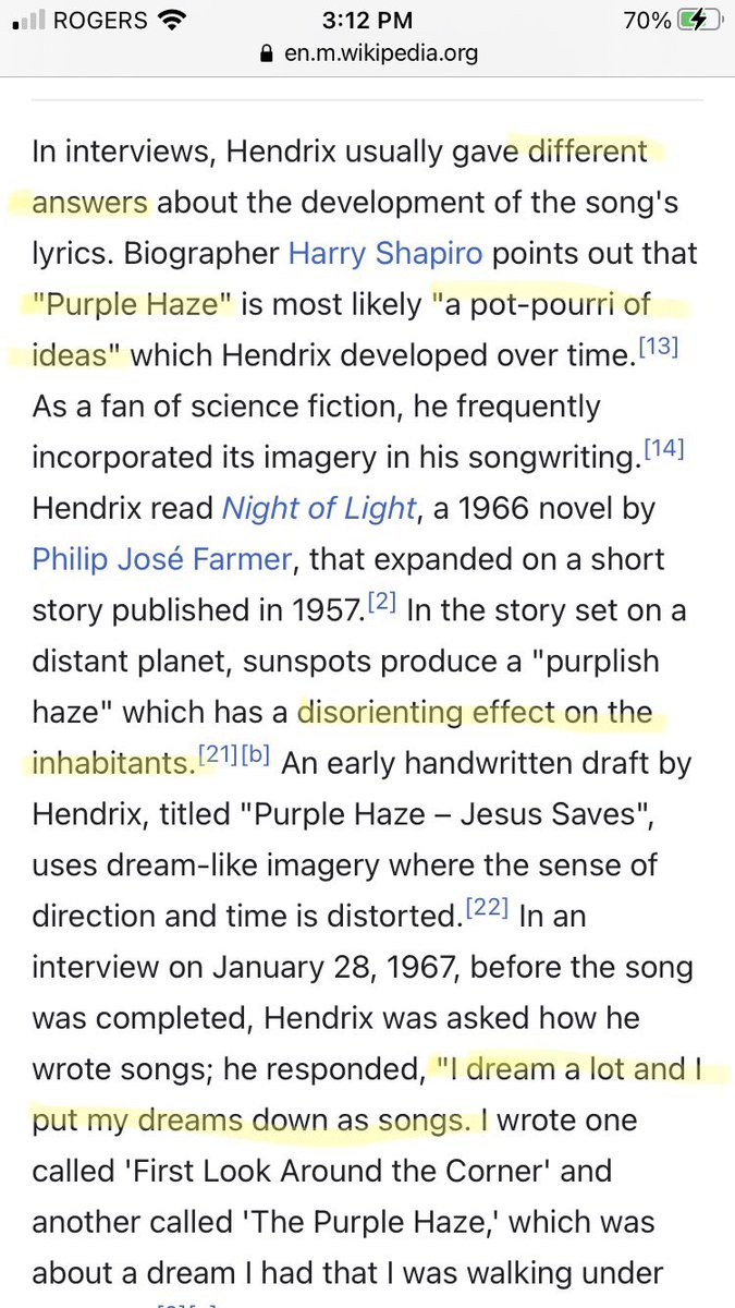 Purple Haze cast on the inhabitants