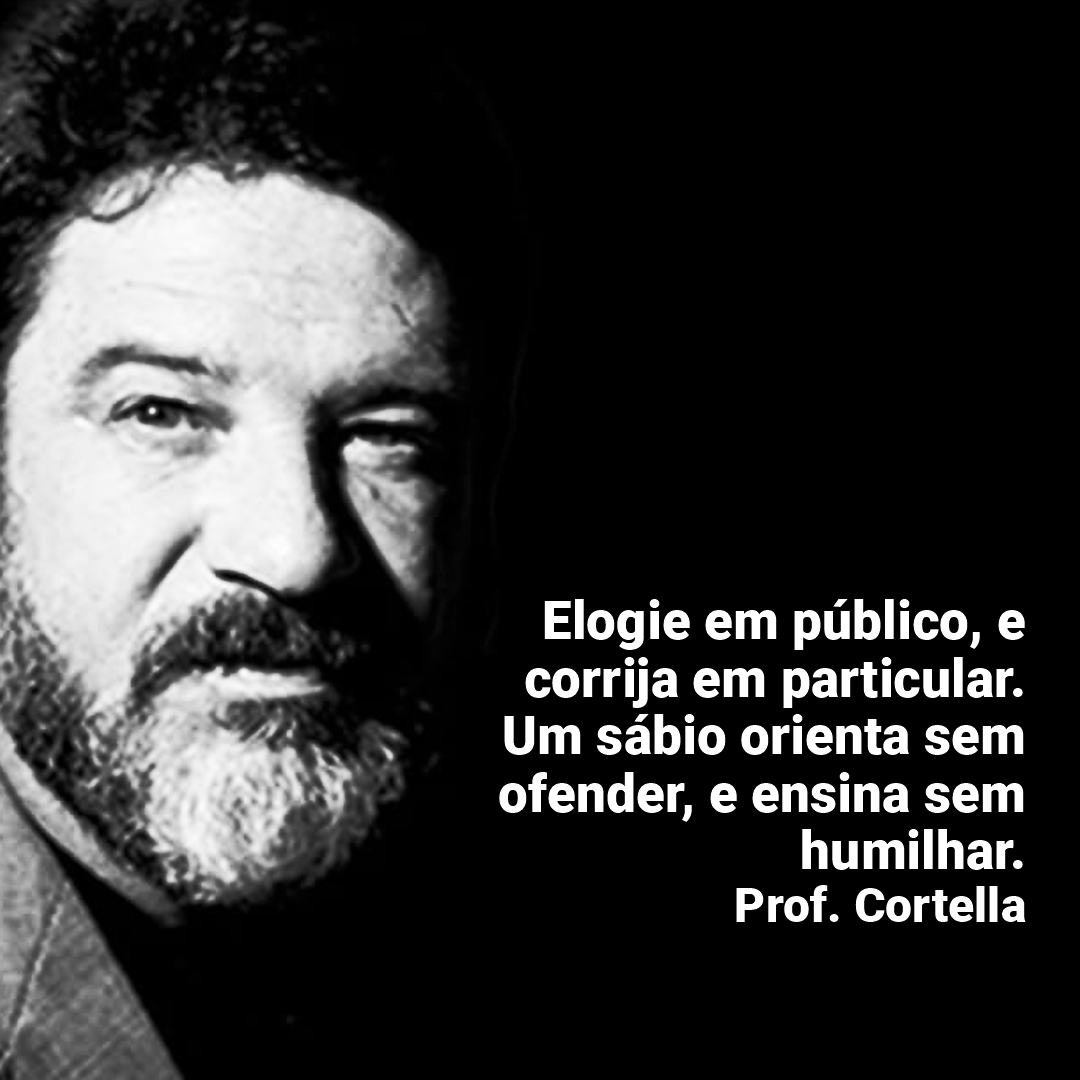 leaquioficial's tweet photo. Elogie em público, e corrija em particular. Um sábio orienta sem ofender, e ensina sem humilhar.
Prof. Cortella
Lêaqui: a mensagem certa na hora certa
#leaqui #profcortella #respeito #autoestima https://t.co/63Hohk11J3