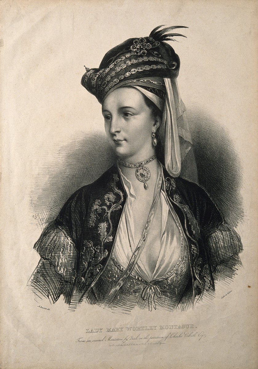 Variolation--the practice famously introduced to England by Lady Wortley Montague in 1721--had been performed in Egypt for centuries. (In class, I decided that Lady Montague sounded like Gillian Anderson as Margaret Thatcher in series 4 of The Crown.) (6/24)