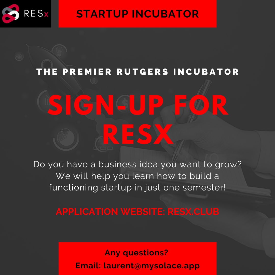 Hi everyone! Do you have a business idea but don’t know where to start? If so, ResX is the place for you! Here is the sign up link:

bit.ly/387TCjr