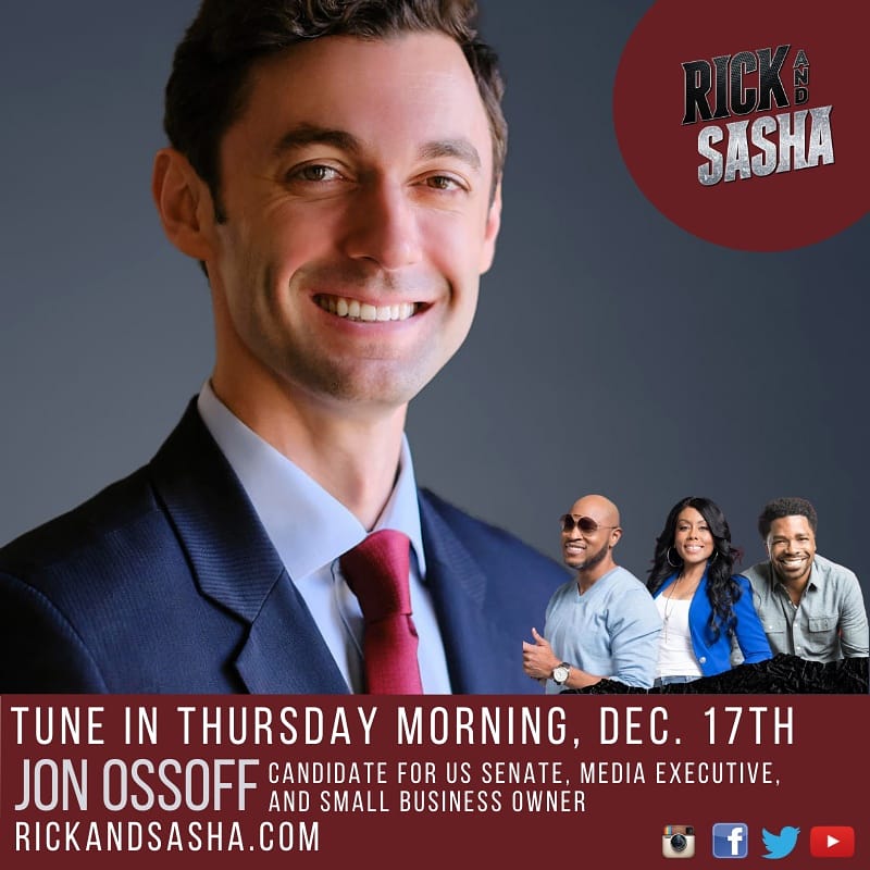 RickandSasha's tweet photo. Learn about the importance of January's #USSenate runoffs in Georgia Thursday morning, December 17th with @ossoff. Listen and tell a friend. #Politics #Georgia #JonOssoff #RunOffElection #RickParty #SashaTheDiva #GeorgeWillborn https://t.co/4J7vyibi4b