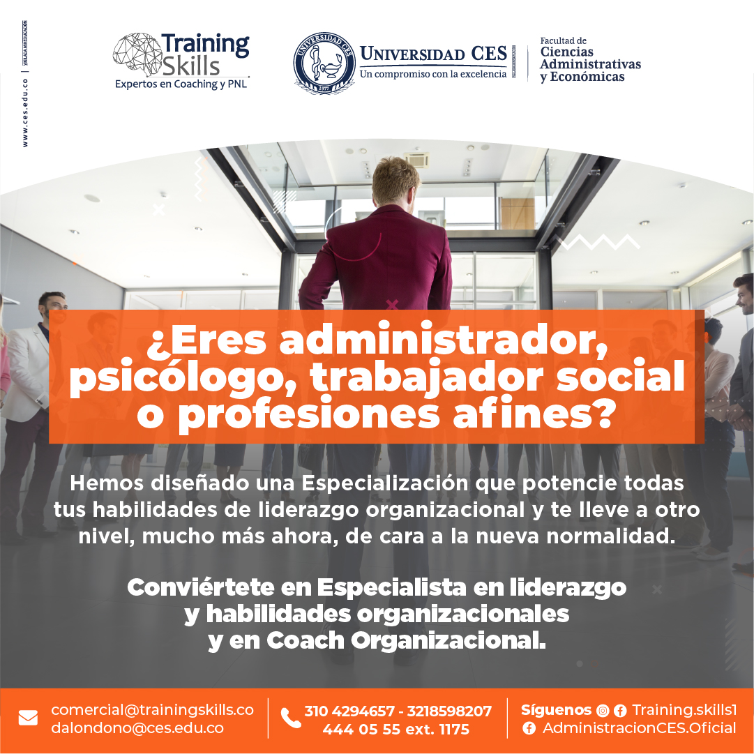 trainingskills_'s tweet photo. Sin importar tu profesión:

-Dale valor a tu trabajo
-Transforma vidas y empresas
-Emprende nuevos proyectos
-Lidera equipos de alto desempeño

Facultad ciencias administrativas de @UniversidadCES 

Conoce mas :https://t.co/lTWVgV9hNF https://t.co/v90Tz2rb6N