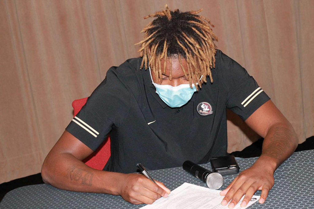It’s official Go Noles ‼️🍢<a href="/FSUFootball/">FSU Football</a> <a href="/CoachAAtkins/">Coach Atkins</a> <a href="/Coach_Norvell/">Mike Norvell</a>
