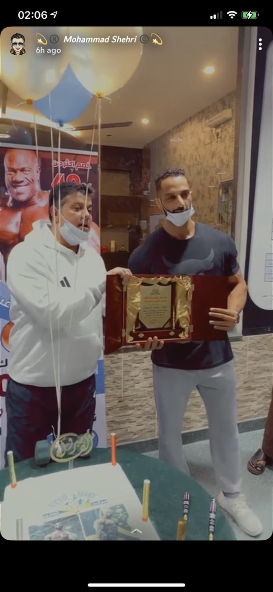 exersizes's tweet photo. تم اليوم بمركز #تمارين بمدينة #الطايف تكريم ابطال #المملكة في البطولة المفتوحة التي اقيمت مؤخرا في مدينة الرياض البطل عدنان شراحيلي والبطل سلطان الشهري ... يستاهلون الابطال وعقبال البطولات العالمية القادمة https://t.co/8kUrdt9FCj