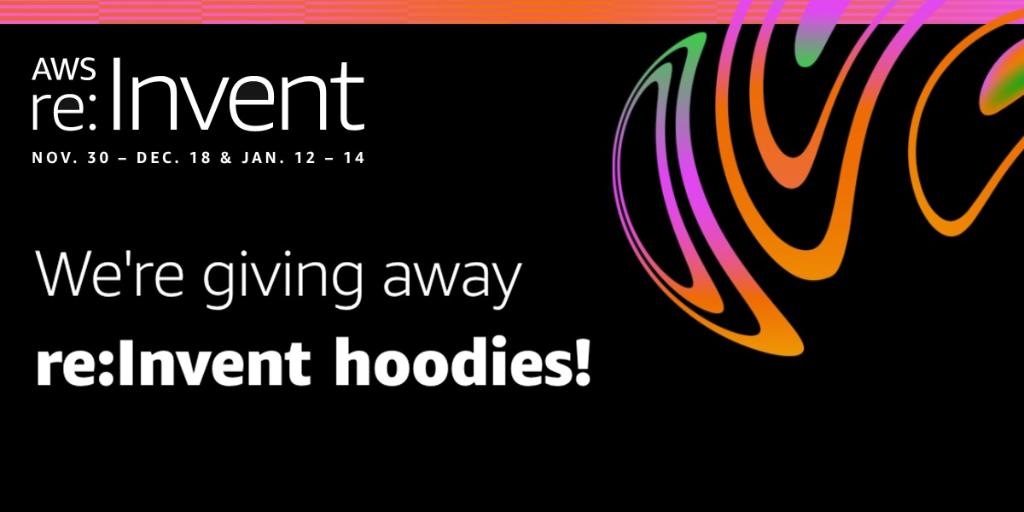 AWS_Partners's tweet photo. How to get your hoodie &amp; 10 must-dos for AWS #reInvent attendees: https://t.co/63Fa6tUean https://t.co/vWKqiW59le