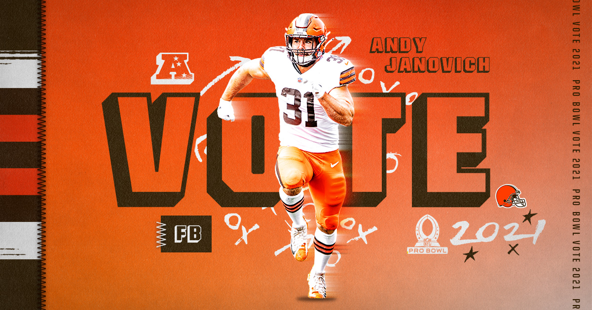 Browns's tweet image. RTs = DOUBLE the Pro Bowl Votes!

#ProBowlVote + @AndyJanovich