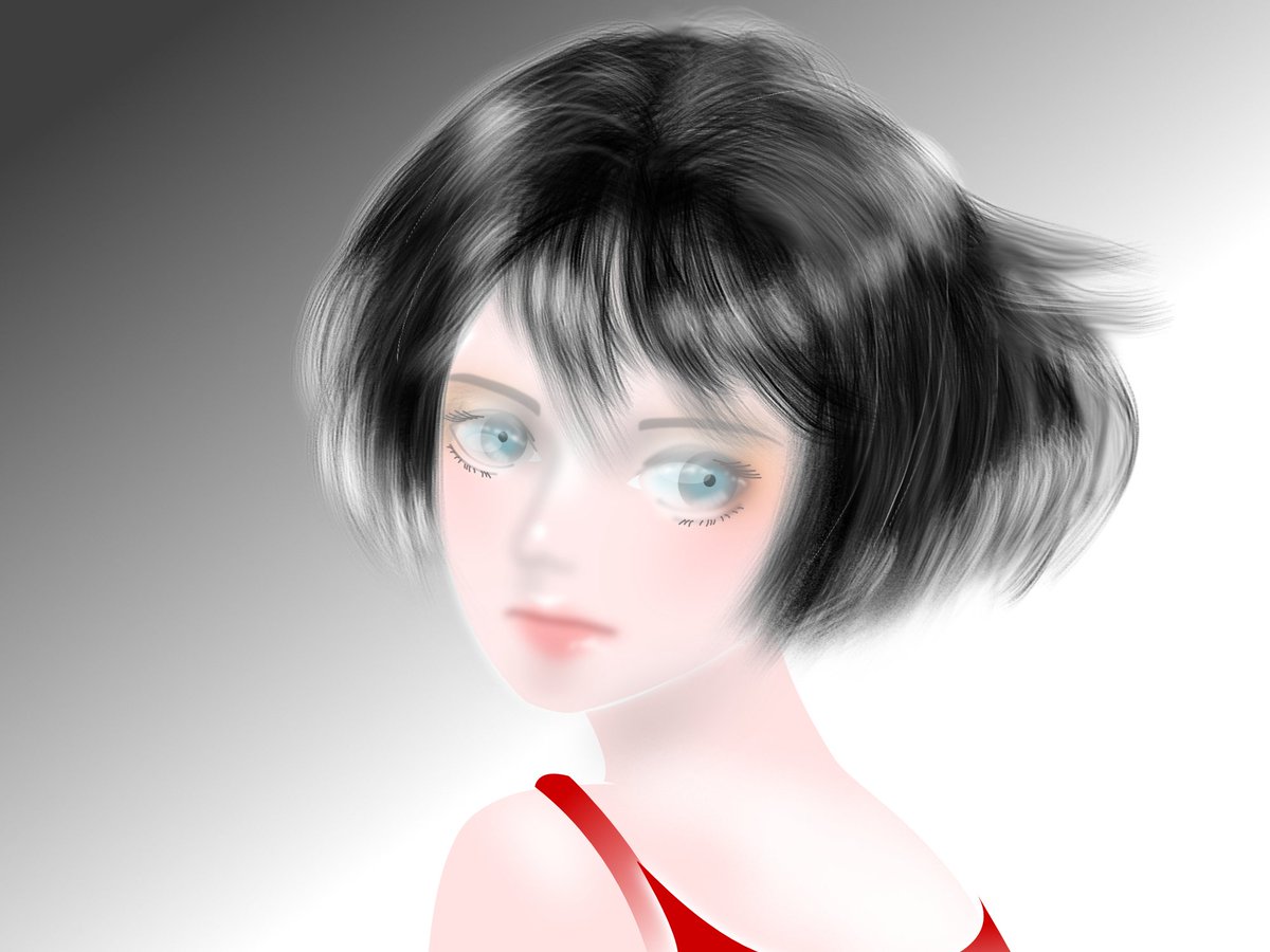 saitothaha's tweet photo. 今年もあと少し。デジタル画も少しづつ楽しんで描けるようになってきました。twitterはまだ上手く使いこなせてませんが、来年もよろしくお願いします。 https://t.co/ezCo3add5A