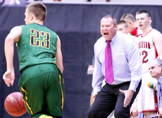 tayloreldridge's tweet photo. Last night Kurt Kinnamon (@maccoachk) won his 500th game at @MHSBullpups. Under Kinnamon, McPherson has:

⭕Won 84% of games (500-94)
⭕Averaged 20 wins per season for last 25 seasons
⭕Won 6 state titles in three decades
⭕Gone to state 17 times

He's a Kansas coaching legend. https://t.co/9u4pbSXIFS