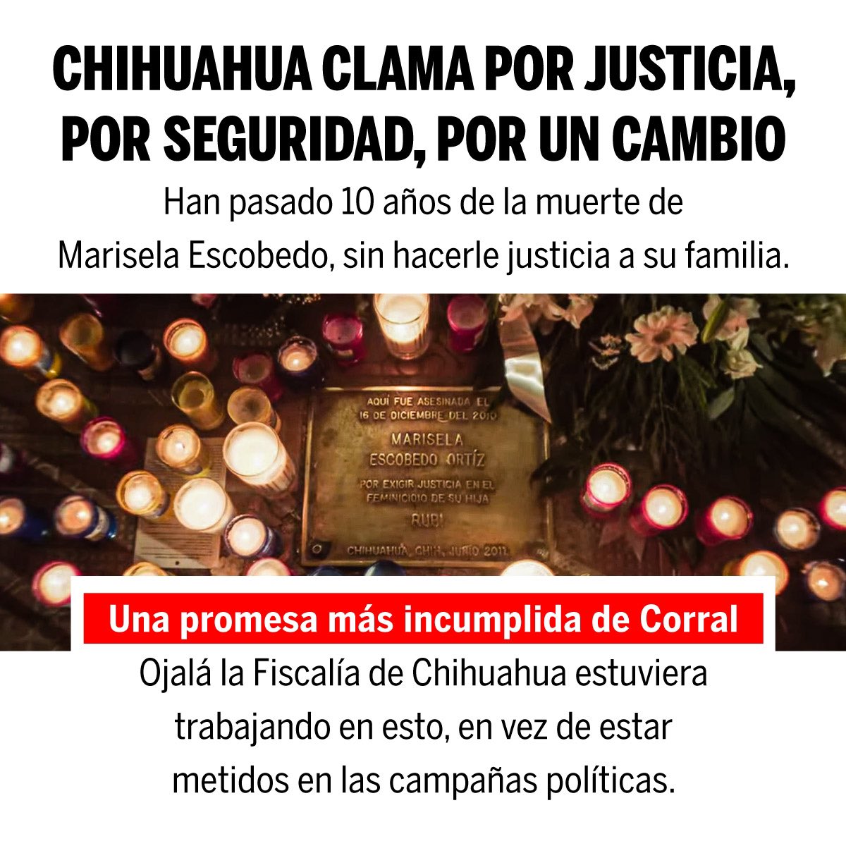 CruzPerzCuellar's tweet photo. 10 años de impunidad... ¡Que @Javier_Corral ya trabaje! https://t.co/aByXsBYZ7Q