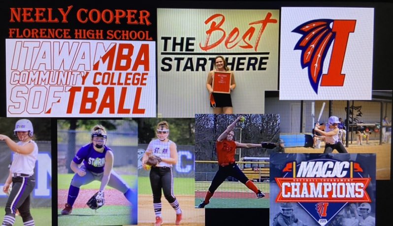 NeelyCooper31's tweet photo. I am very excited to announce that I have decided to continue my academic and athletic career at Itawamba Community College!! So thankful for everyone that had helped me get to this point!!! Can’t wait to be an Indian!! @LetsGoICC @ICCSoftball https://t.co/d9jA3C6th8