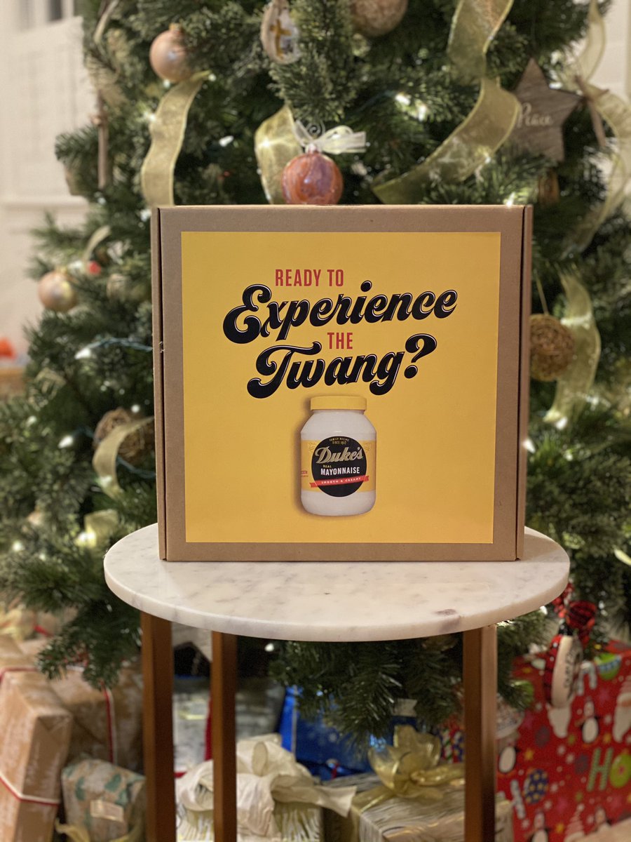 EricMacLain's tweet photo. It’s the most wonderful time of the year!!!! Thank you @DukesMayoBowl!!! Gonna go eat this entire jar of Mayo rn. https://t.co/Wm0USSMLCj