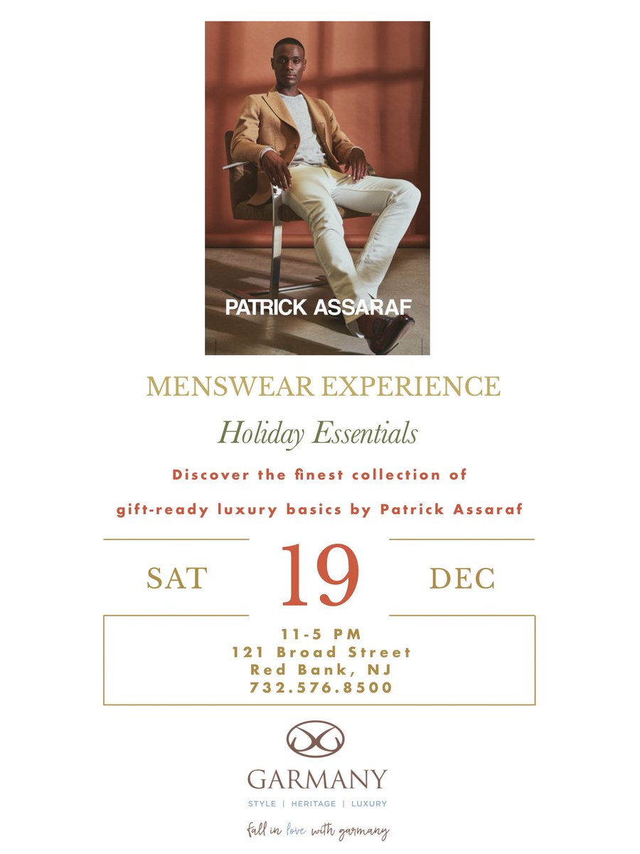 GARMANY's tweet photo. Gift-ready luxury essentials. Convenient curbside pick-up or same-day local delivery are also available 732.576.8500 https://t.co/BkbEyc4oyu
