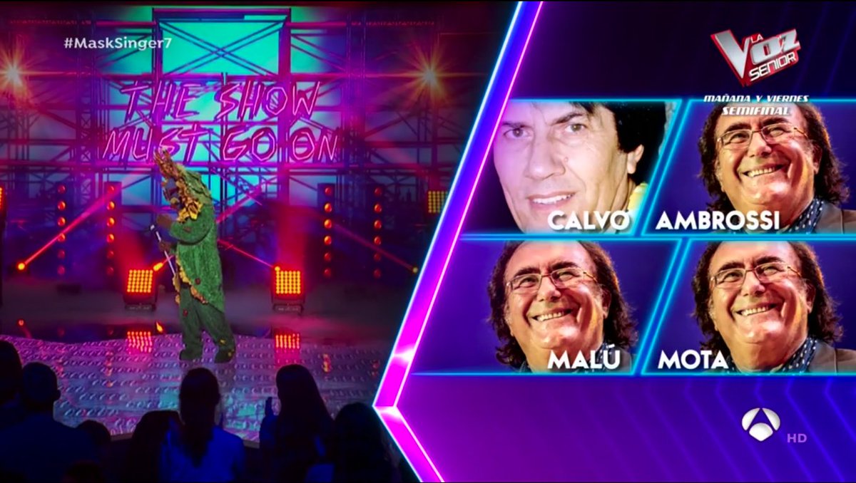 yotele's tweet photo. Javi Calvo evita el #TotalFour: cree que Girasol no es Al Bano, sino Georgie Dann #MaskSinger7  https://t.co/i4qunATdCd https://t.co/LIKAulHuVh