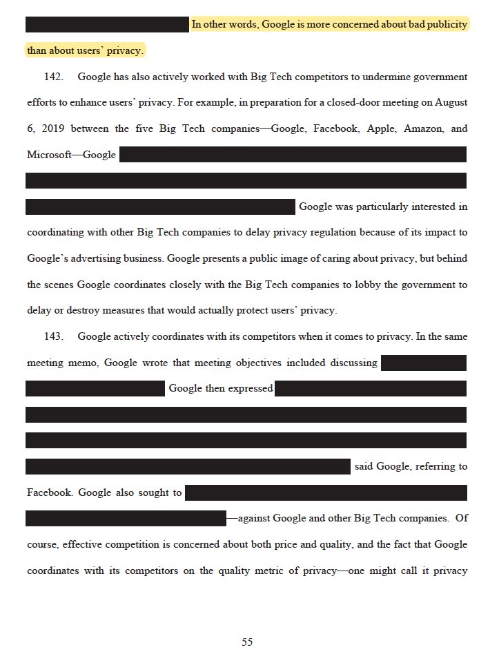 "Google’s entire business model is to collect comprehensive data about every user in the service of brokering targeted ad sales.""In other words, Google is more concerned about bad publicity than about users’ privacy."All sound familiar? Check these pages out. /8