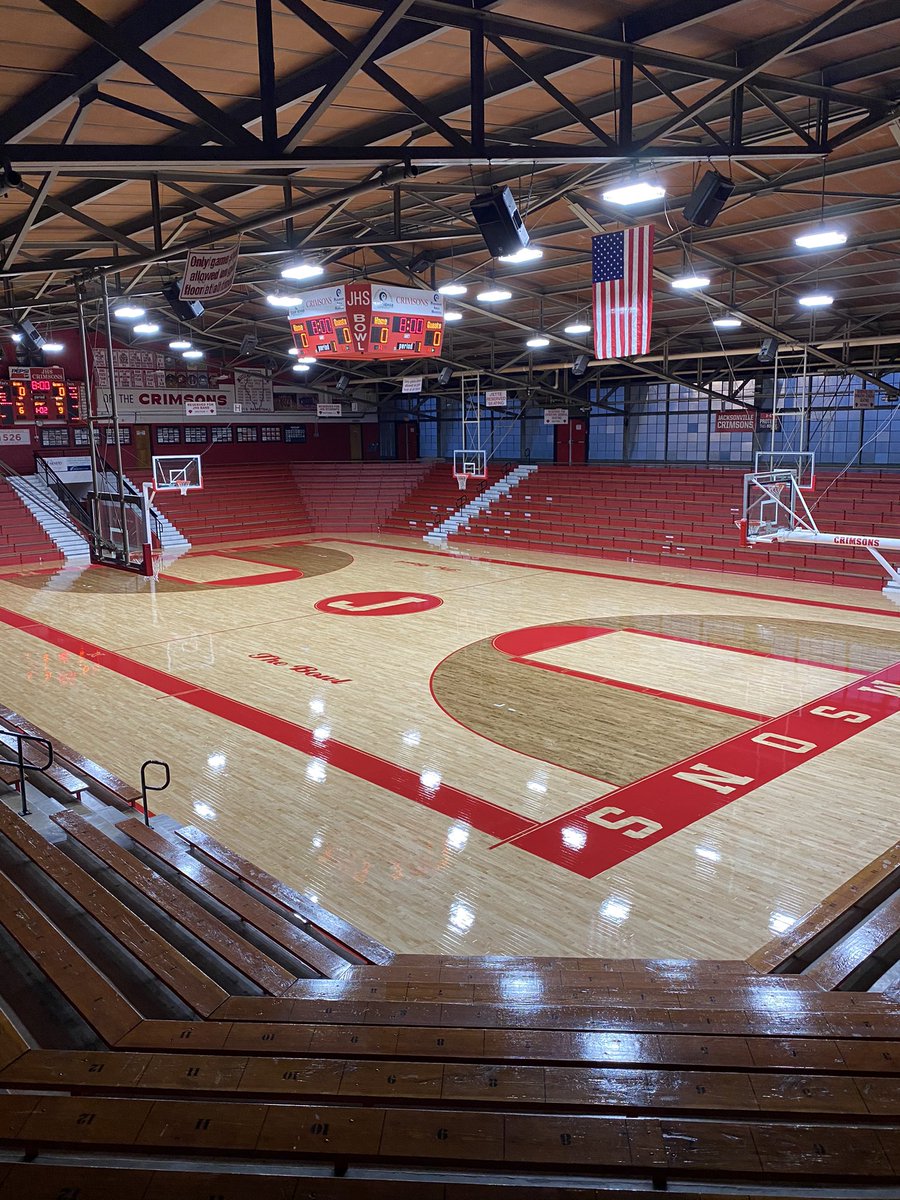 Can’t wait to see games on this new floor!