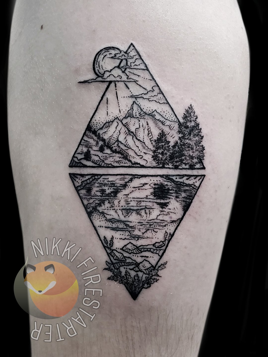 Aggregate more than 84 geometric nature tattoos best - in.eteachers