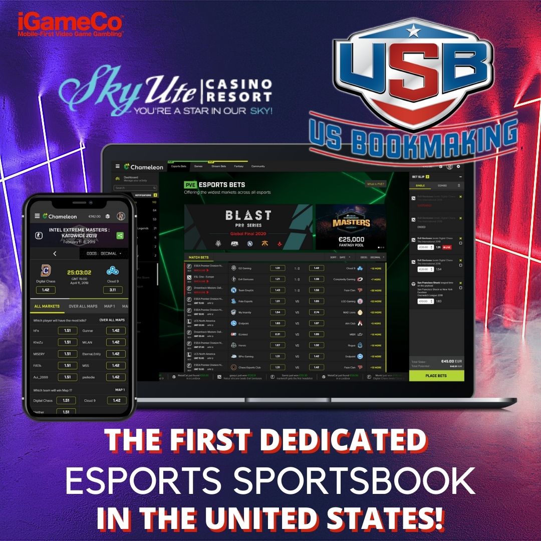 Calling all esports fans! We're launching the first turnkey and full-service esports betting solution in collaboration with <a href="/skyutecasino/">Sky Ute Casino</a>  and <a href="/USBookmaking/">USBookmaking</a>. Offering 24/7/365 In-Play wagering, all Colorado Players and Visitors can now bet on popular esports tournaments!