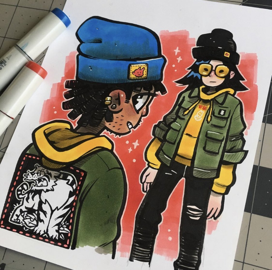 i’ve been following levitzo for 3+ years now and he’s had a big influence on my art for some time. he’s inspired to try the brush pen (which i will never use again)  but his imagination and character design is why i like him so much