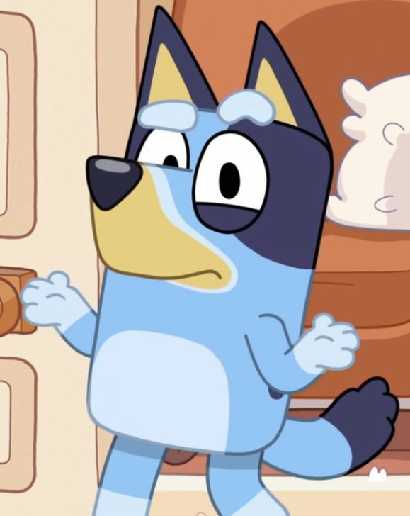 doggone_studios's tweet photo. "people are allowed to hate things" 

WRONG. nobody is allowed to hate Bluey https://t.co/Hvd1UYOtlw
