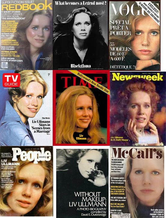 Happy Birthday to the brilliant actress - and 70s pop culture sensation - Liv Ullmann! 