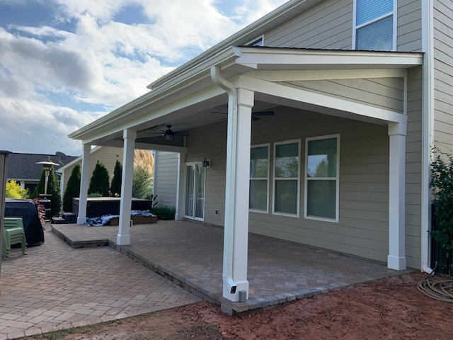 JAGConstCorp's tweet photo. JAG was asked to add more shade to a #backyard with a covered porch. This project consisted of a sloped ceiling, 2 fans, a header mounted space heater overlooking a seating wall, and #firepit! https://t.co/EGF4iPp0pS
Have a backyard project idea? Call for an estimate 704-929-6068 https://t.co/bIPcaLwmRP