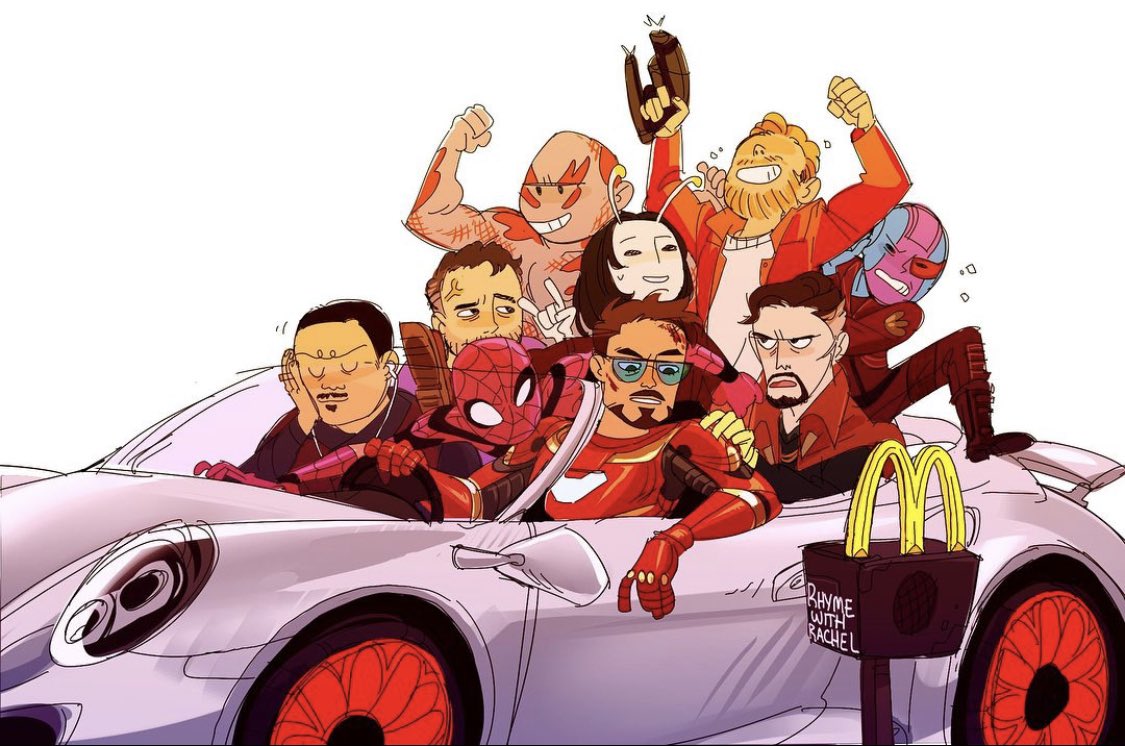 seeing her art, the stuff she drew, made me go “damn i wanna draw stuff like that” seeing the way she drew my favorites heroes and such a unique way made me breakout and start drawing/studying many things, including her work