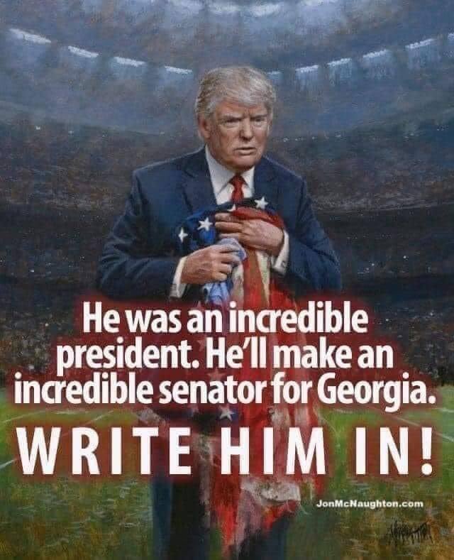 miacandyylflf's tweet photo. #georgiarepublicans #WriteInTrumpForGASenate in #Georgia #runoffelection to #FlipTheSeneteBlue because #ClimateAction #ClimateCrisis #ClimateStrikeOnline #Covid_19 #COVID19 #BlackLivesMatter #GlobalWarming #rtItBot #FridaysForFuture #IARTG #Retweet #Museboost https://t.co/IlgWKNKWzD