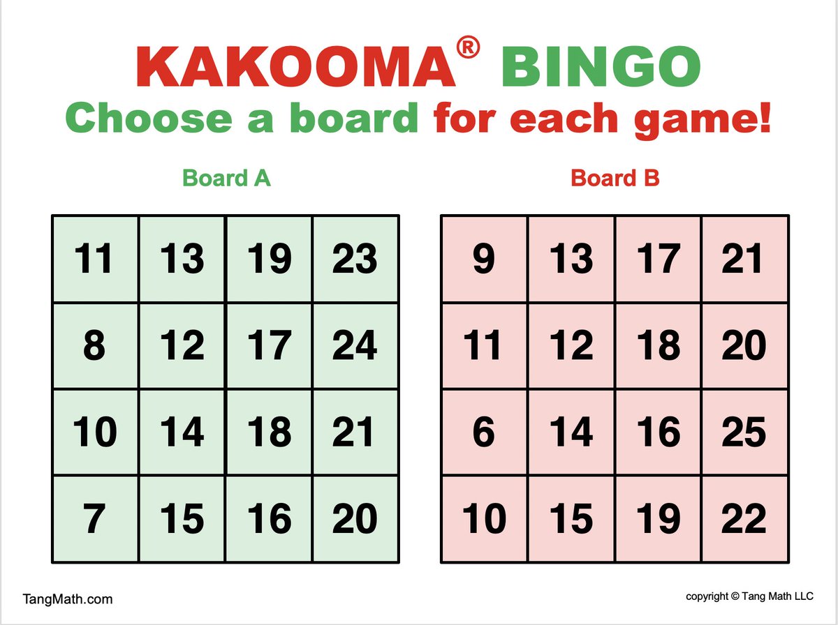 gregtangmath's tweet photo. Join me for Kakooma Bingo tomorrow? Will first do quick lesson encouraging kids to group in 10s rather than count. Will then play Bingo: 5-number Kakooma first, then 9-number. Sign up for Zoom link &amp; print/give kids our board before we start. See you soon!
https://t.co/RTZ8FPNAqG https://t.co/jEGdbEbEVd
