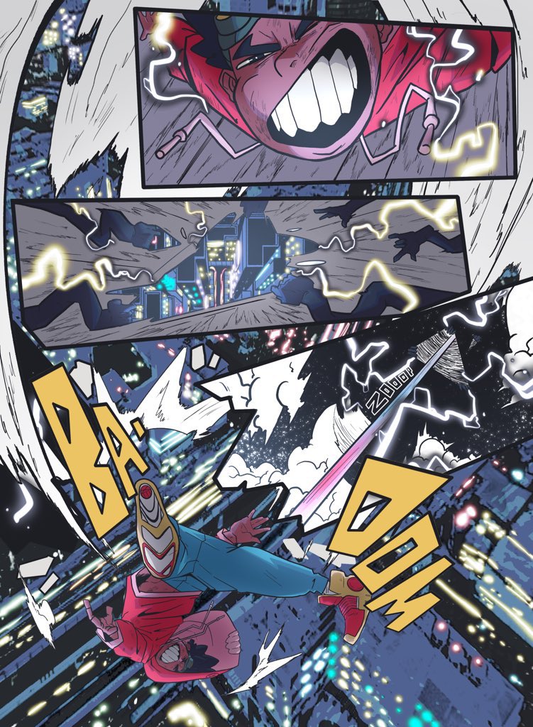 I. LOVE. HIS. ART! everything is just so dynamic and hyper and in your face and that’s what i love about it. his poses are my favorite part abt his art. they can be so exaggerated sometimes and that’s the best part. he uses procreate to its fullest and it makes me wanna do more