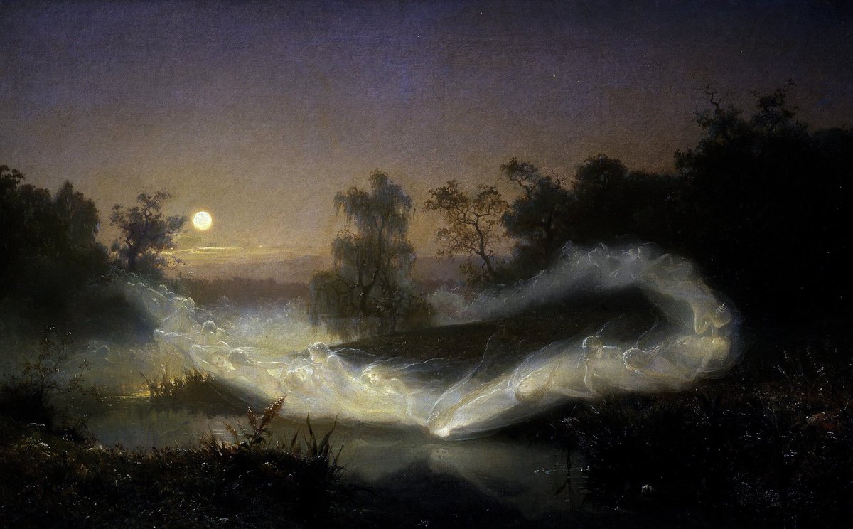 dancing fairies (1866) by august malmström