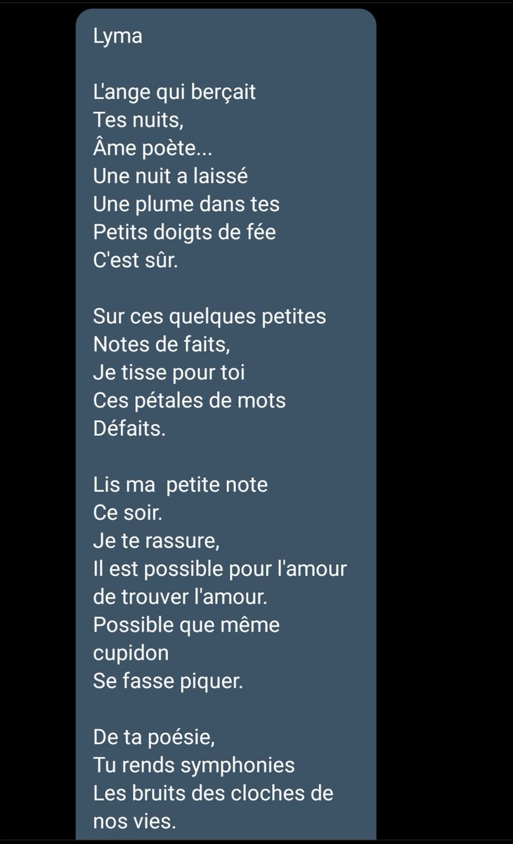 LymaAbdoul's tweet photo. 😭😭😭😭😭😭😭😭😭😭😭😭😭😭😭😭😭😭😭😭😭😭😭😭😭😭😭😭😭😭😭😭😭😭😭😭

I received a poem !!! 

(someone thought about me and took time to write for me, Lord so much attention 😩😩❤️) https://t.co/hsn2jlFtsU