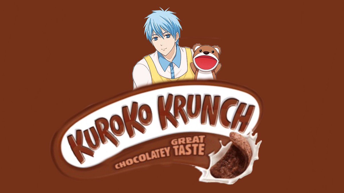 shilo__'s tweet image. knb characters as brands