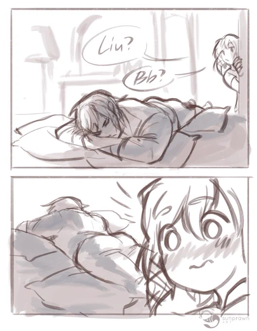 ft. me and my boyf's OCs, missed drawing them ? 